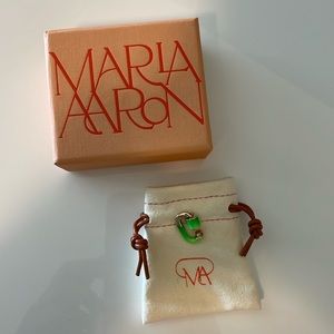 Marla Aaron chubby baby lock - enamel green